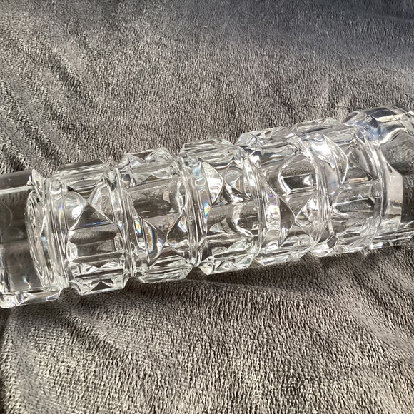 VINTAGE CRISTAL D’ARQUES FRANCE CLEAR  MID CENTURY MODERN VASE - Picture 11 of 15